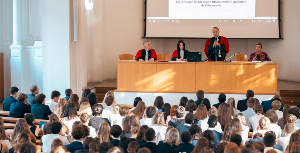 Photo de la Conférence solennelle de rentrée 2023-2024 du Collège de droit et de l'École de droit